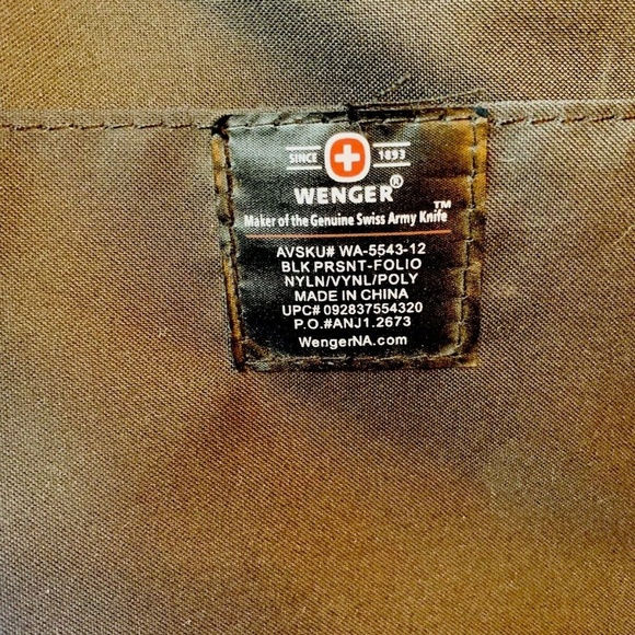 SwissGear Swiss Army Padded Laptop Briefcase Bag - Picture 7 of 16